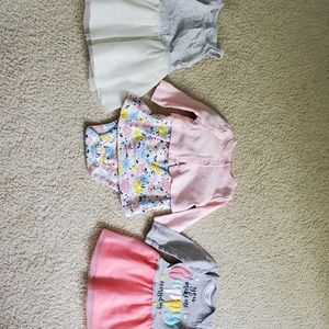 EUC, 3 like new baby girl dresses